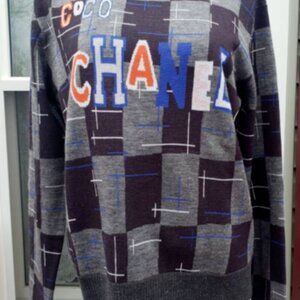 Chanel sweater jumper logo unisex